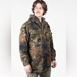 Flecktarn German Camo Hooded Jacket